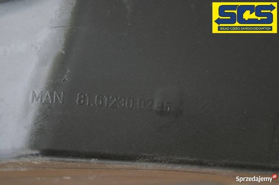 MAN TGA BŁOTNIK NADKOLE LEWE 81612300285 WĄSKA lubuskie Bieleń