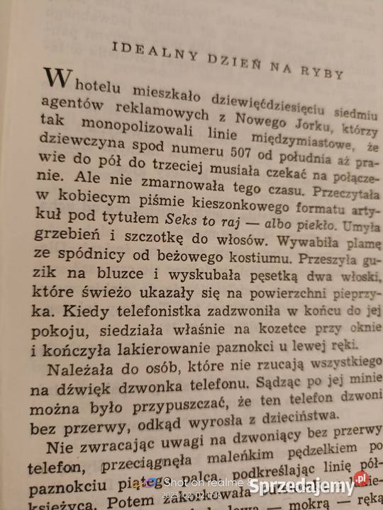 Salinger dziewięć opowiadań pierwsze wydanie Warszawa