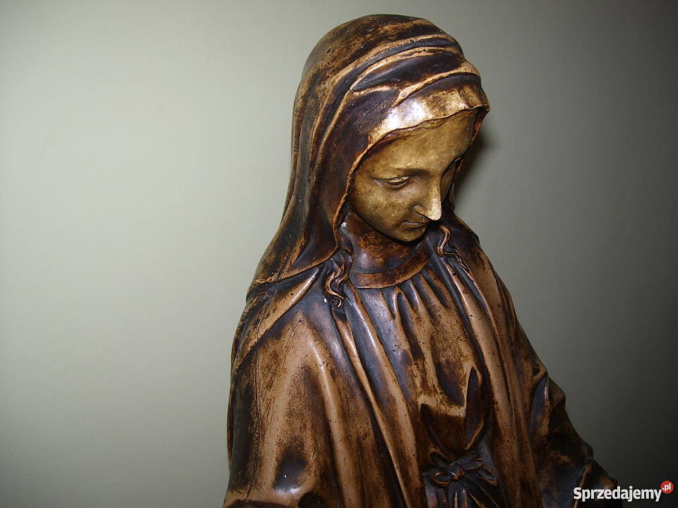 Stara figurka Matki Boskiej XIX Antyki Kraków
