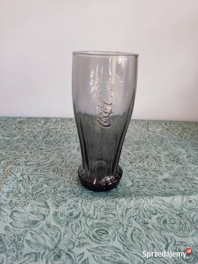 Szklanka kolekcjonerska Coca Cola przydymiona Głuchołazy