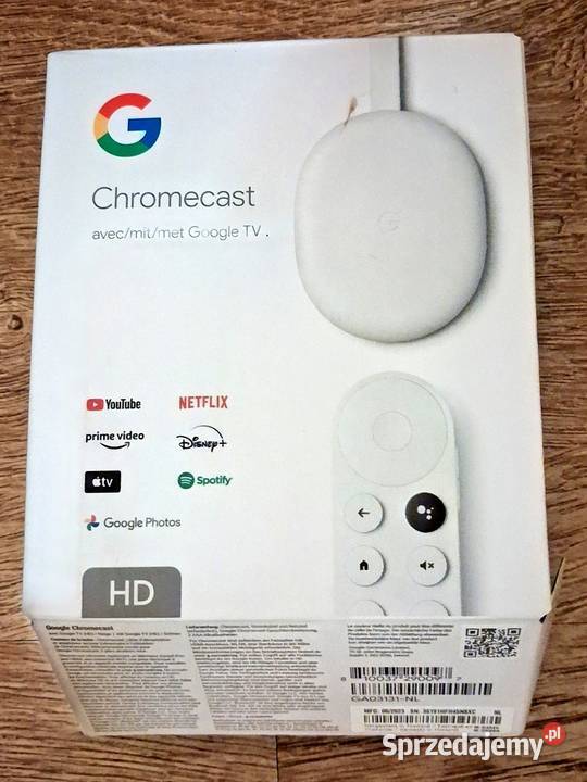 Google chrokast odtwarzacz multimedialny Mińsk Mazowiecki sprzedam