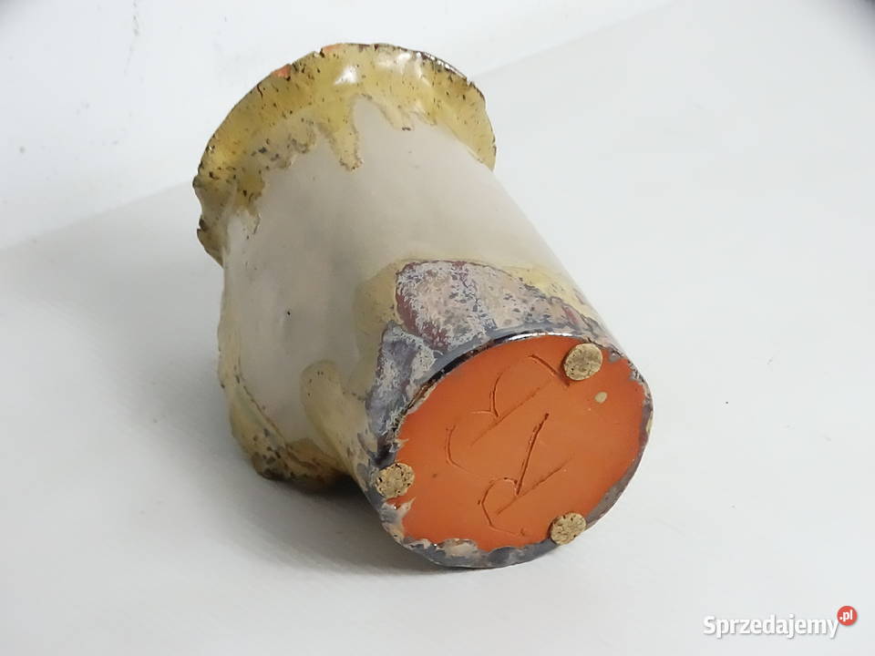 Unikatowy wazon ceramiczny handmade Studio Biłgoraj