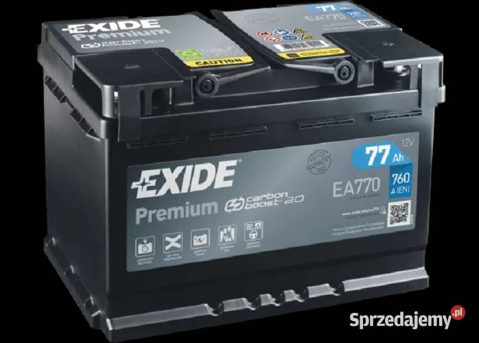 Akumulator Exide Premium 77Ah 760A Olsztyn sprzedam