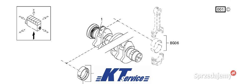 wał korbowy Sennebogen 835 0K L35 Fuchs Terex Łaskarzew sprzedam