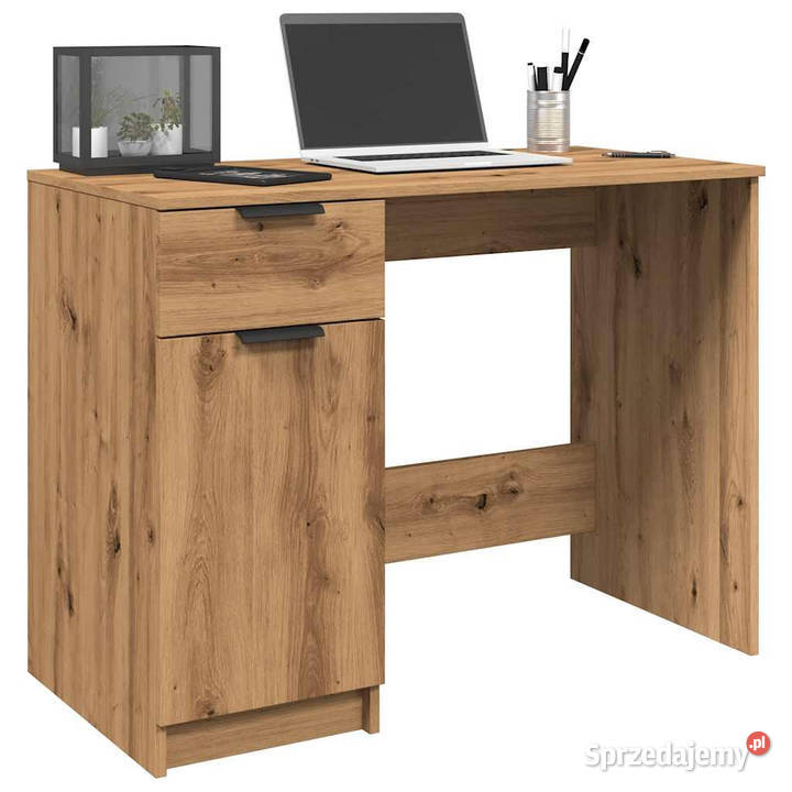 Biurko dąb artisan 100x50x75 materiał Warszawa