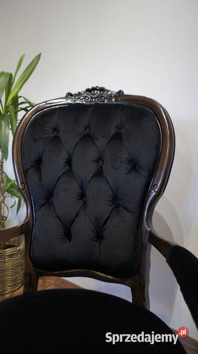Fotel stylowy ludwikowski Lusówko