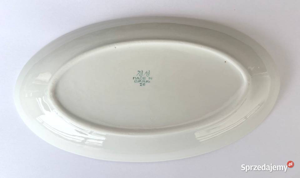 Półmisek Korea Północna DPRK porcelana vintage