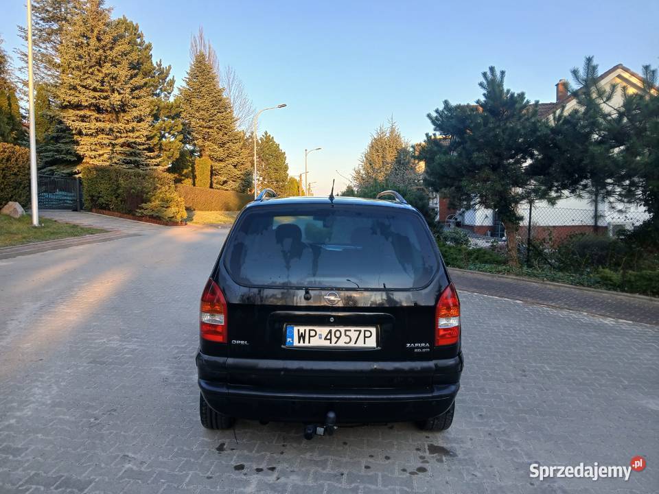 Opel Zafira z Hakiem i długimi opłatami 2002r 20 komputer pokładowy mazowieckie Płock sprzedam