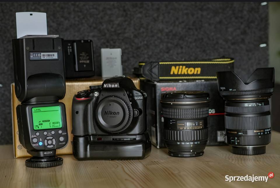 Duzy Zestaw niski przebieg Nikon D3300 Sigma Bytom sprzedam