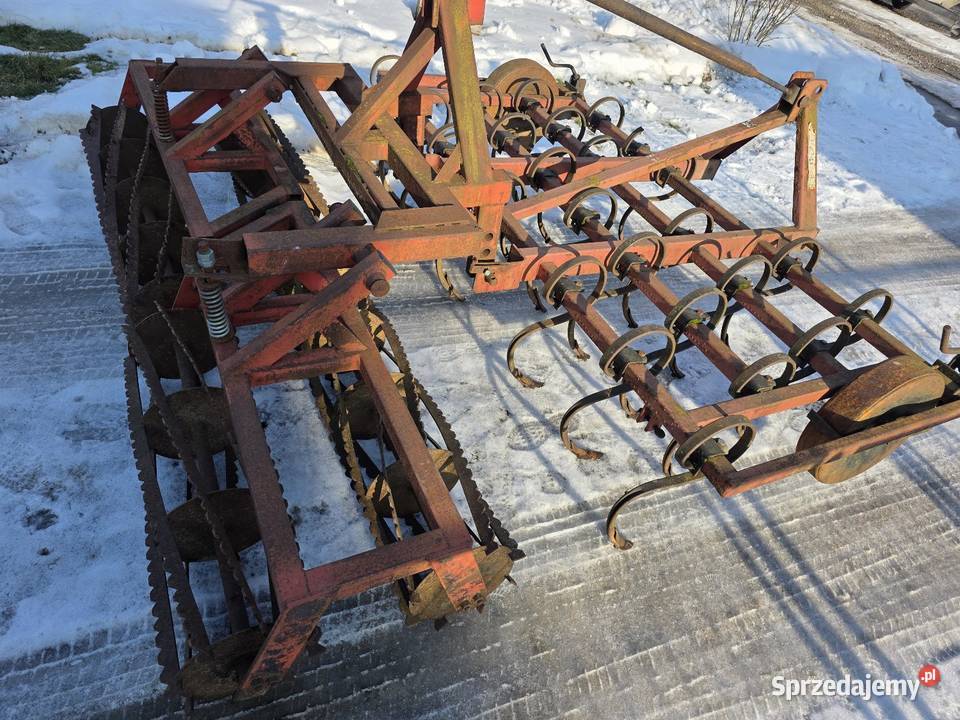 Agregat uprawowy 25m wałki na docisku świętokrzyskie Samborzec