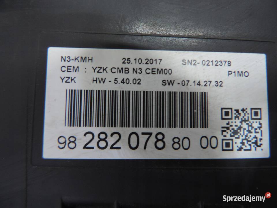 LICZNIK ZEGARY OPEL CROSSLAND X 12 TURBO EUROPA