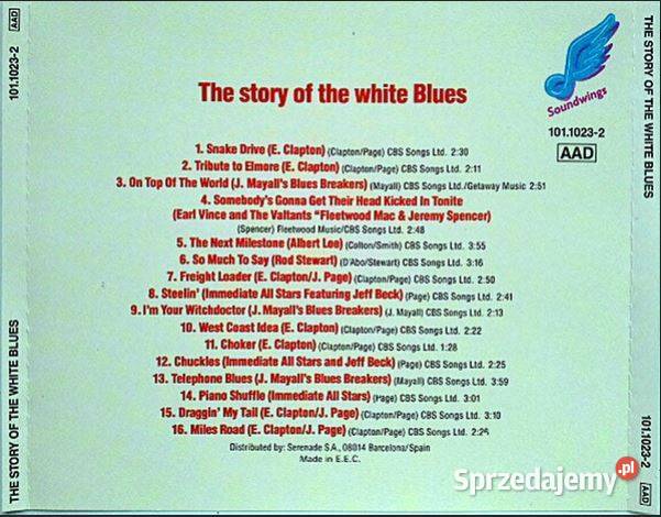 Various The Story Of The White Blues CD 1989 Biłgoraj