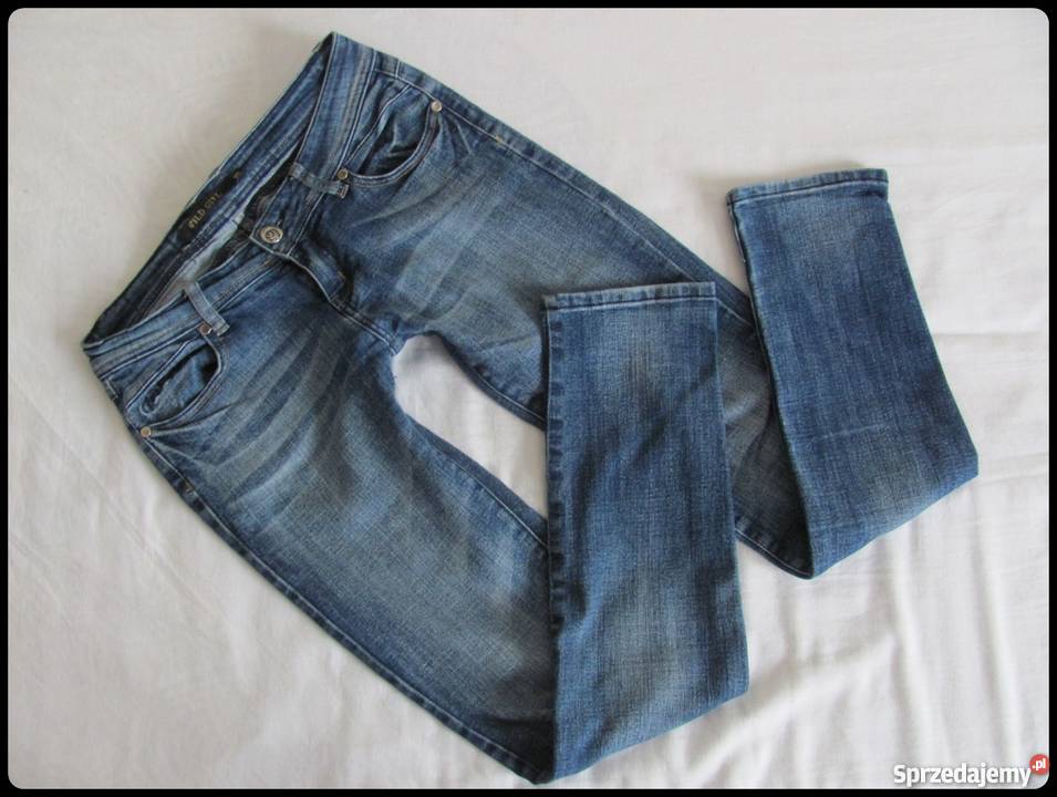 Spodnie jeansowe damskie rozmiar 30 pasują na 38 Długie Płock sprzedam