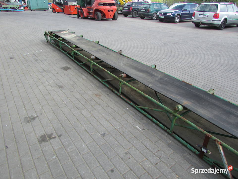 Taśmociąg do rębaka zrąbki itp dł 8000 StanDrew Mojusz