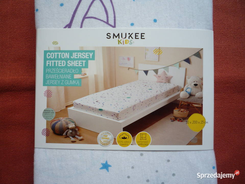 Smukee Kids Prześcieradło bawełniane jersey z Pościel i kocyki zachodniopomorskie Szczecin