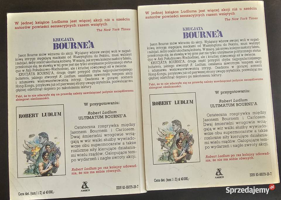 Robert LUDLUM zestaw książek 22 Pozostałe Katowice