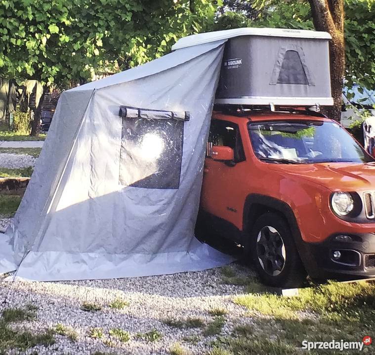 Przedsionek przebieralnia do namiotu dachowego Warszawa