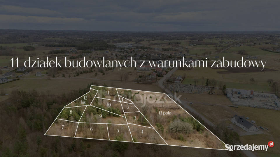 Działka Pomieczyno Kartuska 1812m2 budowlana pomorskie