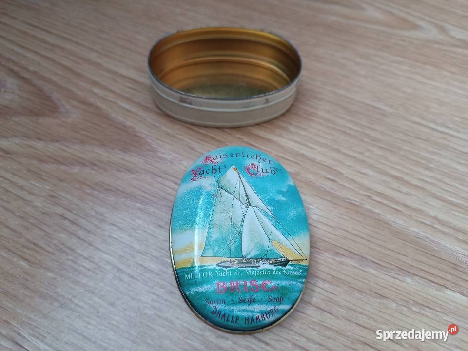 Stare metalowe pudełko z mydła BRISE DRALLE śląskie Szczyrk