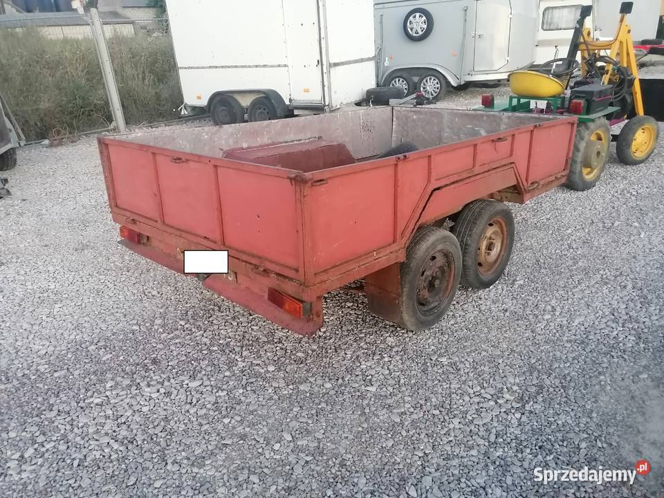 Przyczepka Dwuosiowa SAM ZAREJESTROWANA Do Wodzisław sprzedam