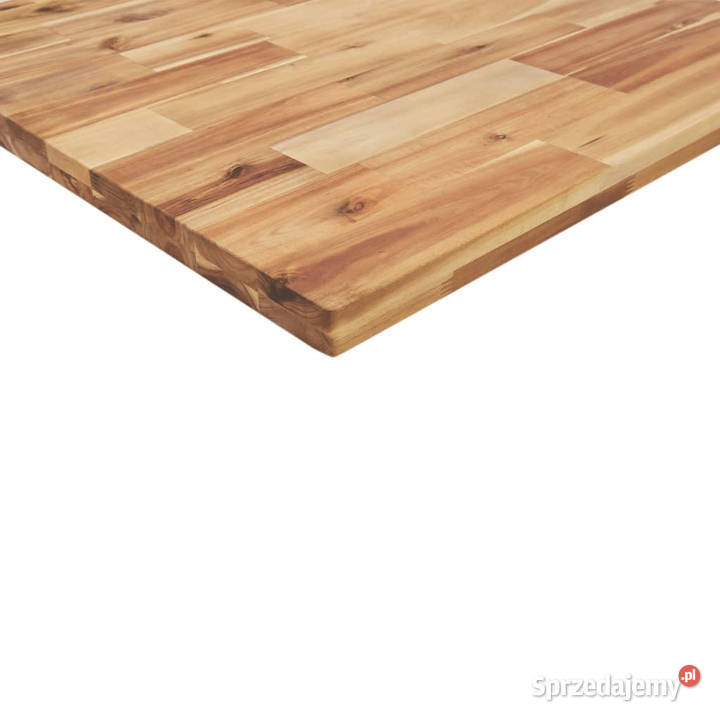 Blat do stolika kwadratowy 80x80x4 lite drewno Blaty mazowieckie