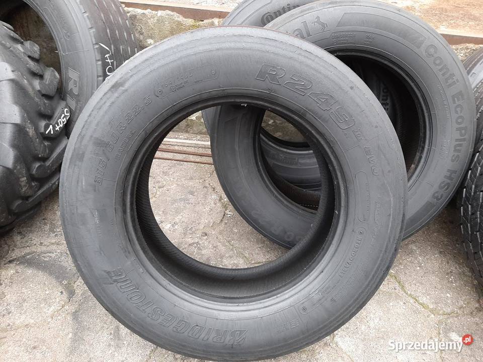 Opona używana ciężarowa 31560R225 BRIDGESTONE podlaskie Zaścianki