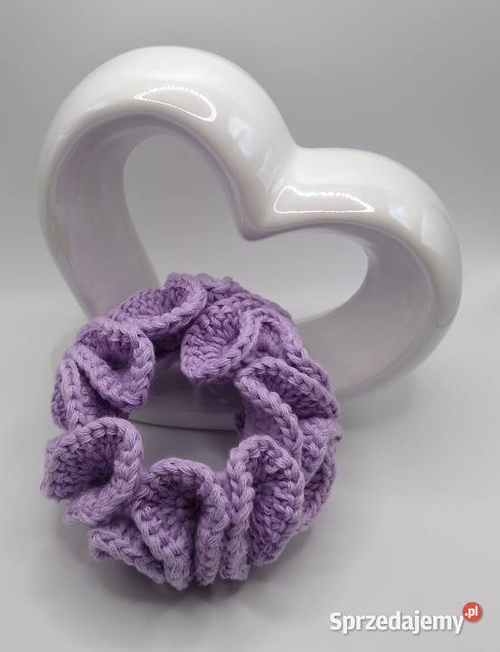 Gumka do włosów Crochet Scrunchie Handmade Gdańsk