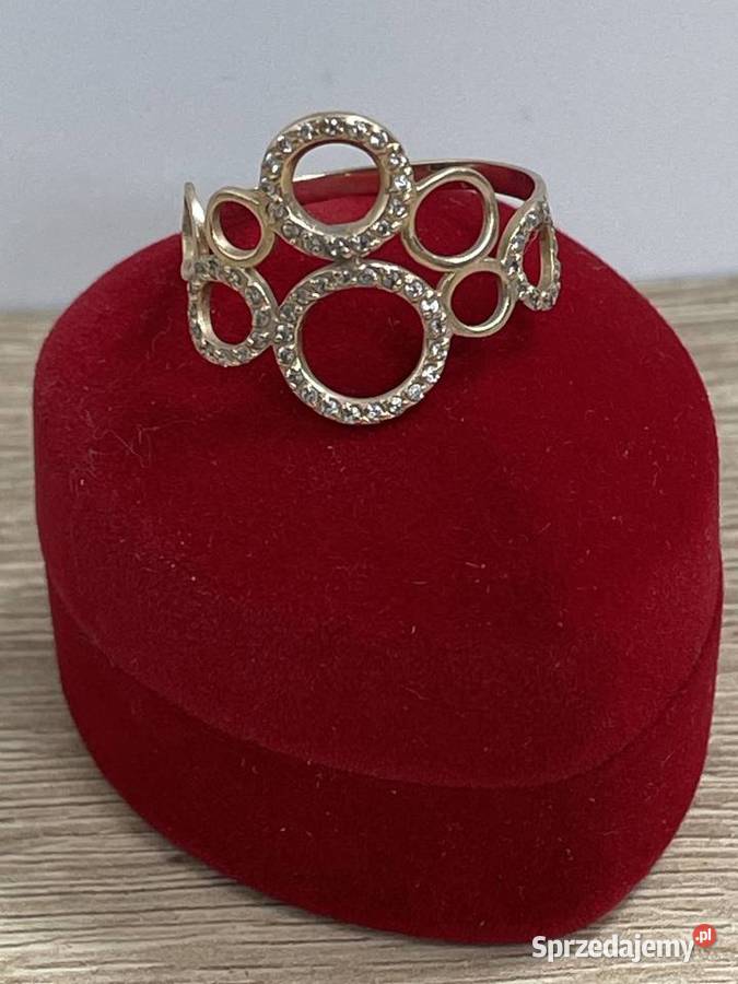 PIERŚCIONEK ZŁOTY R 17 585P W154 złote pomorskie Gdańsk sprzedam