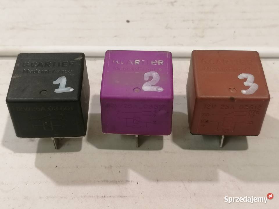 przekaźnik cartier 12V 25A Citroen Peugeot Piotrków Trybunalski