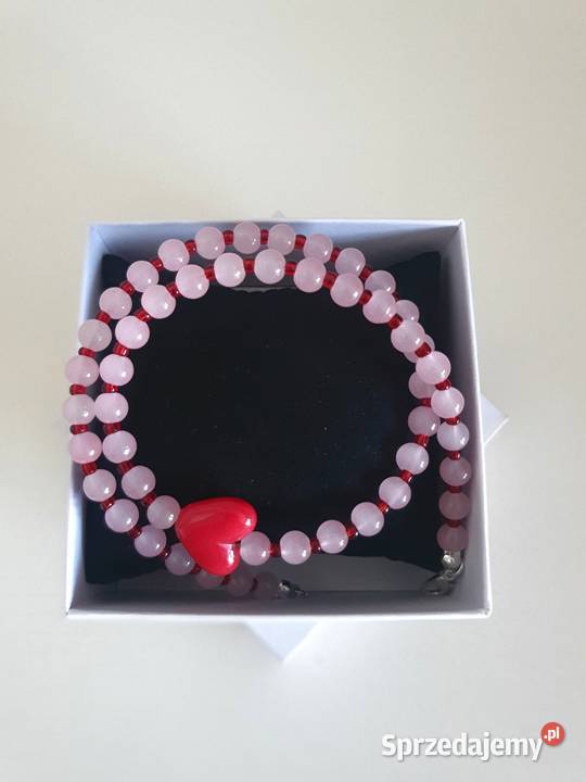 Piękny naszyjnik z uroczym serduszkiem w stylu Zegarki i Biżuteria Bielsko-Biała