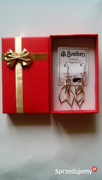 Kolczyki srebrne Szczecinek sprzedam