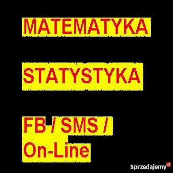 Matematyka Statystyka Pogotowie Pomoc Online Warszawa