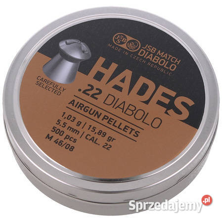 Śrut JSB Diabolo Hades 550 mm 500 546290500 mazowieckie Warszawa