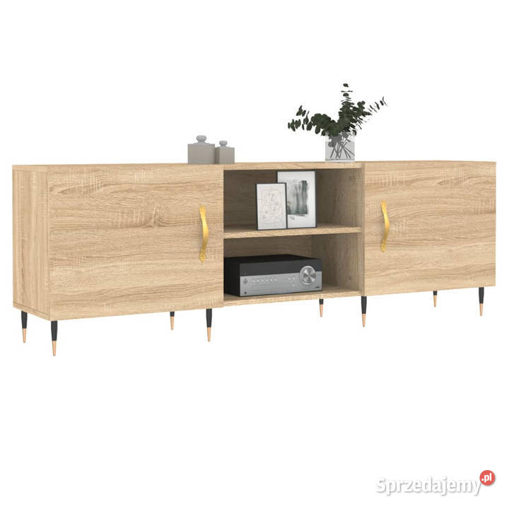 Szafka TV dąb sonoma 150x30x50 materiał