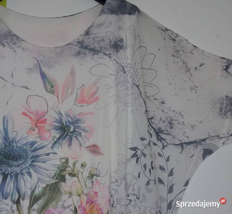 L46 Tunika ala ponczo biały Gliwice