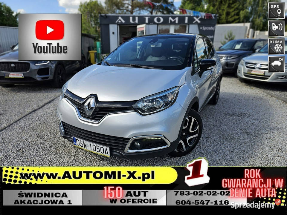Renault Captur Super stan 15 D Gwarancja Możliwa manualna Świdnica