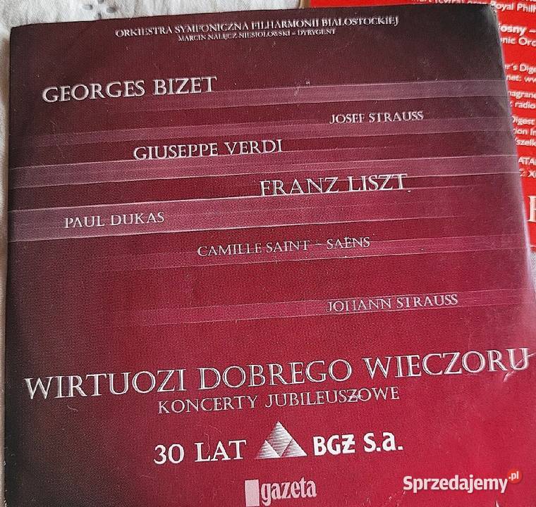 Johann Strauss Giuseppe Verdi Franz Liszt dwie CD Chełmno