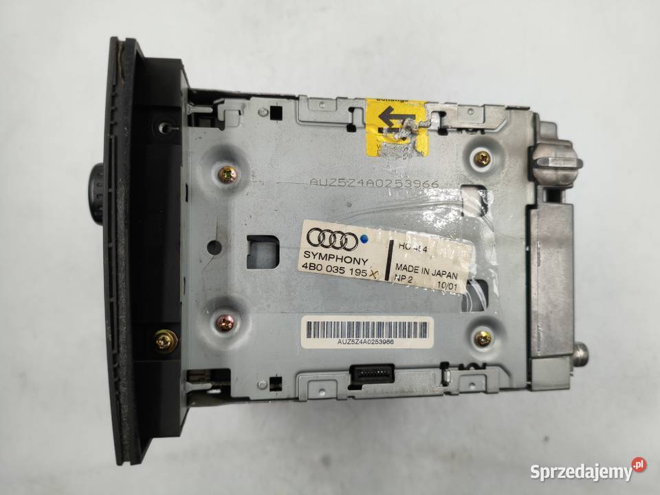 Radio CD Wyświetlacz Audi Symphony Audi A6 C5 Sprzęt audio fabryczny Wyszków