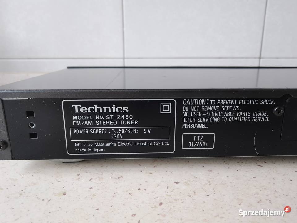 FMAM Stereo Tuner Technics STZ450 Konin