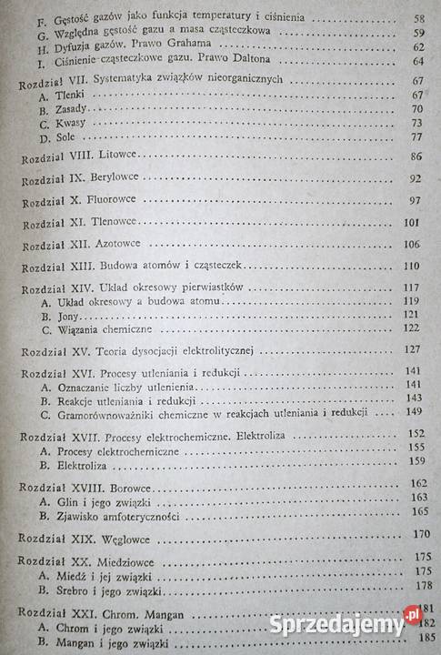 Zbiór zadań z chemii nieorganicznej Z Matysikowa Rok wydania 1978 lubelskie Chełm