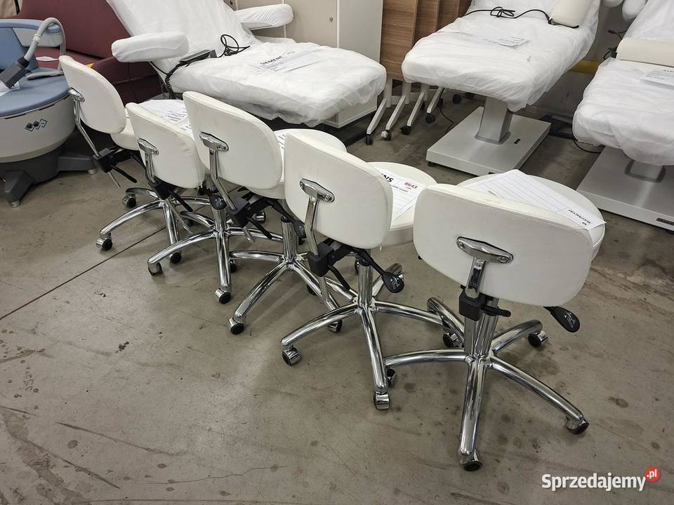 Taboret kosmetyczny GHARIENI 5 sztuk regulowany Warszawa
