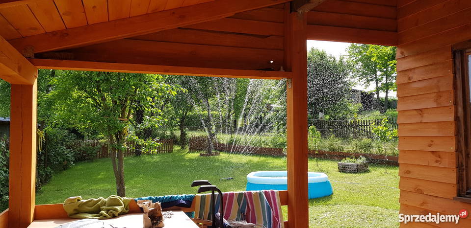 Ogródek działkowy ROD Zarzecze w Mykach warmińsko-mazurskie Olsztyn