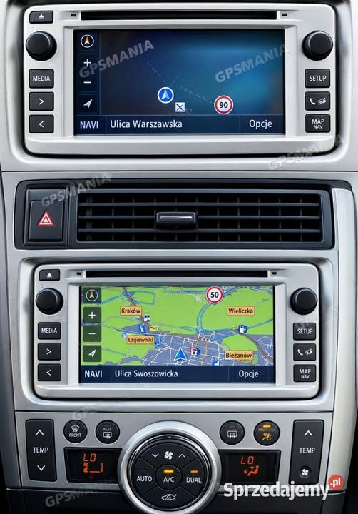 Mapy Toyota Auris Avensis Yaris Prius RAV 4 Aleksandrów Łódzki