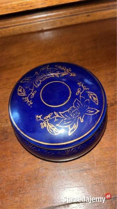 Kobaltowy serwis do kawy espresso D P R K Korea