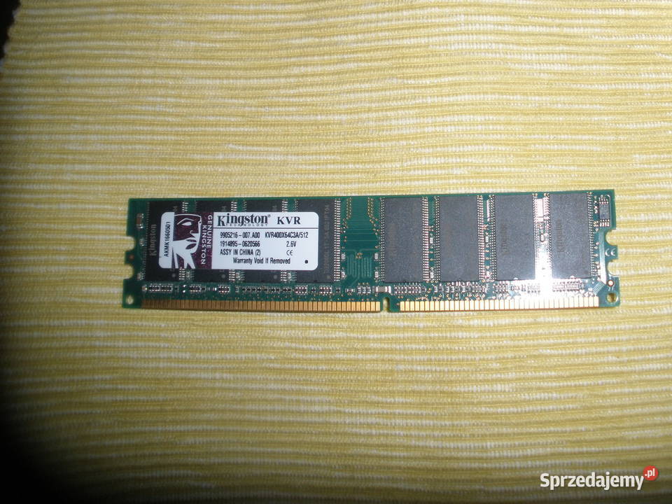 Pamięć RAM Kingston 512 MB 3 sztuki Pamięci Kraków