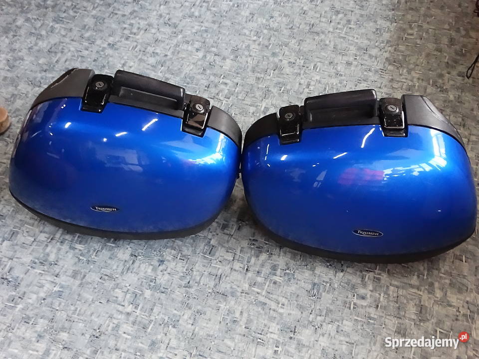 Oryginalne Kufry Boczne TRIUMPH Niebieskie Biłgoraj