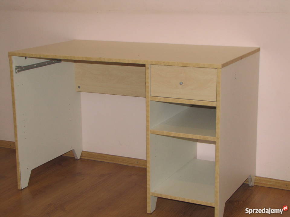 Białe biurko dziecka o wymiarach blatu 110 x 60 Warszawa sprzedam