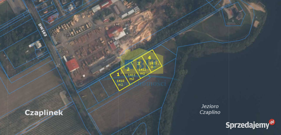 Działki budowlane 1400 m2 na wjeździe do polna Czaplinek