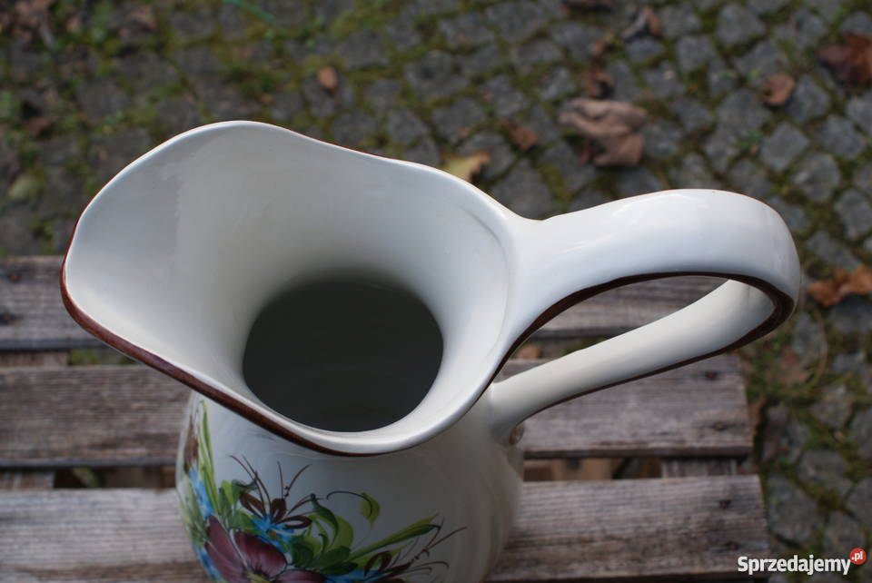 Ceramiczny komplet łazienkowy toaletowy dzban i mazowieckie Warszawa