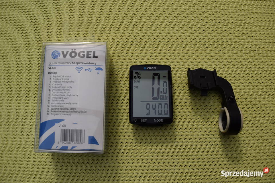 Licznik Rowerowy VOGEL15 Funkcji Okazja Olsztyn